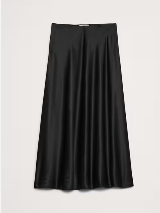 Banana Republic Dresses & Skirts - Banana Republic NWT silk bias cut flare midi skirt size XL